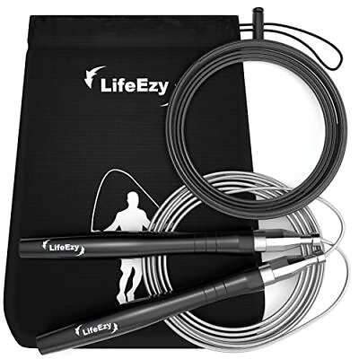 #ad Jump Rope High Speed Weighted Jump Rope Premium Quality Tangle Free Self...