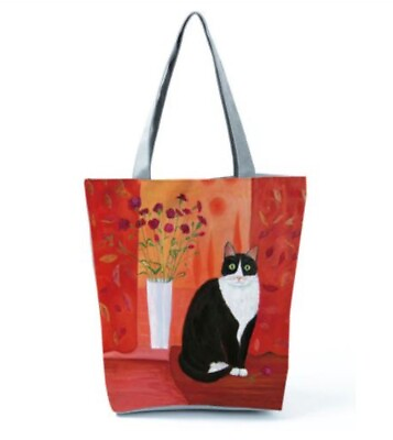 Women Canvas Print Shoulder Tote Handbags Casual Shopping Travel Beach Bags #474 $11.97