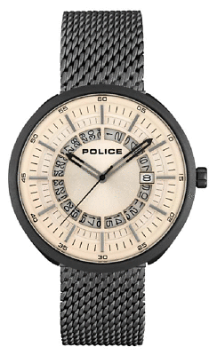 #ad POLICE Police PL15531JSU 79MM Herrenuhr mit Milanaise Armband neu