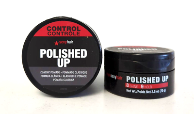 #ad Style Sexy Hair Control Polished Up 8 SHINE amp; 9 HOLD 2.5 oz 2 JARS DEAL