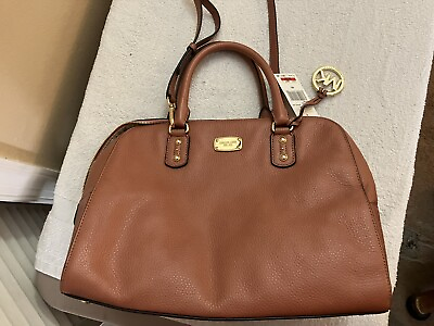 #ad Michael Kors Sandstone Antique Rose Lg Satchel Leather. New With Tags