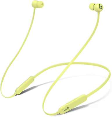 #ad Genuine Beats Flex Wireless Earbuds Apple W1 Headphone Chip Yuzu Yellow