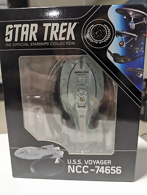 #ad Eaglemoss Star Trek USS Voyager NCC 74656 Regular Size Model NIB