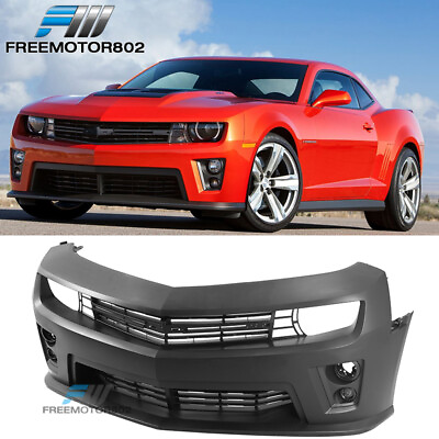 #ad Fits 10 15 Chevy Camaro ZL1 Front Bumper Cover Conversion Grilles Fog Lights