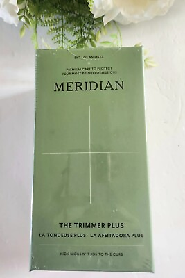 #ad Meridian The Trimmer Plus Personal Groomer Onyx Black **Sealed Brand New**