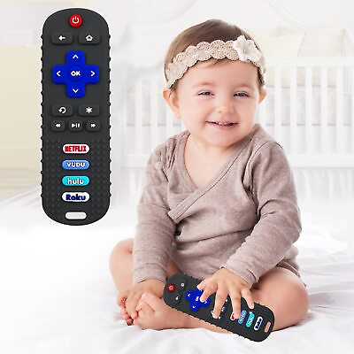 #ad Remote Control Shape Silicone Baby Teething Toys Teether Toys for Babies BPA