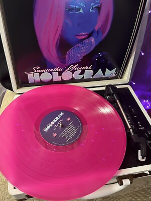 Samantha Newark Hologram 2.0 Neon Pink Vinyl Record Jem And The Holograms