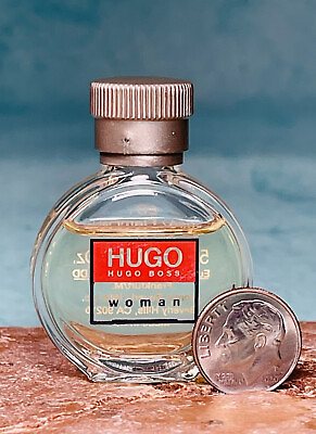#ad HUGO WOMAN Perfume by Hugo Boss VINTAGE MINIATURE .17oz 5ml EDT NWOB