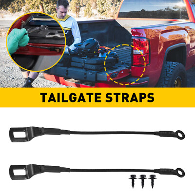 #ad Pair of Set 2 Tailgate Tail Gate Cables 1995 2004 for Toyota Tacoma Pickup Truck