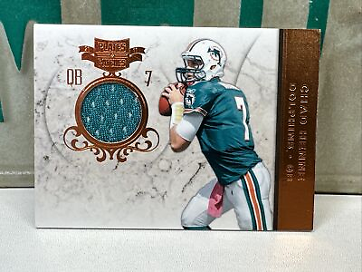 #ad 2011 Panini Plates amp; Patches GAME WORN PATCH Bronze 99 Chad Henne #16