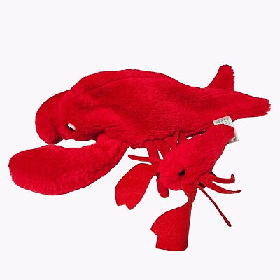 #ad California Stuffed Toys Lobsters Mother And Baby 11 Inch Plush Stuffed Animal