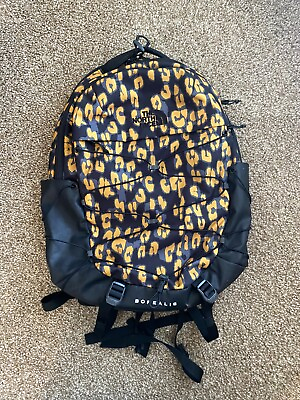 #ad The North Face Borealis Backpack Bungee Cord Laptop School Work Leopard GUC