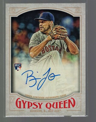 #ad 2016 Topps Gypsy Queen Autograph Brian Johnson #GQA BJ Rookie Boston Red Sox