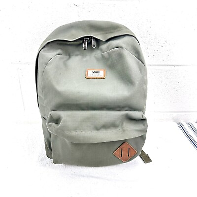 #ad Vans Backpack Grey Green 16x13x6