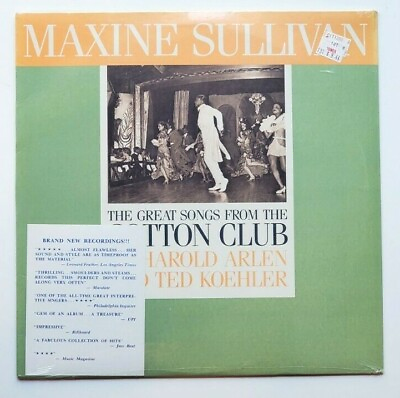 #ad Maxine Sullivan The Great Songs from the Cotton Club LP STASH ST 244 new sealed
