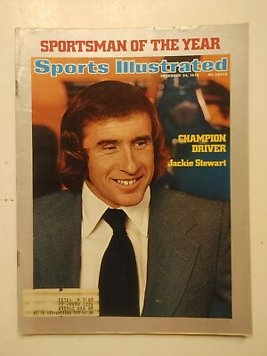 #ad December 24 1973 Sports Illustrated Sportsman Of The Year Jackie Stewart VG