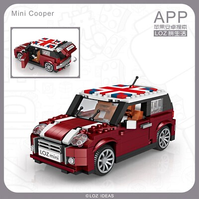 #ad LOZ® Mini Cooper Mini Car Mini Building Block Toy Gift Present Toy 492PCS