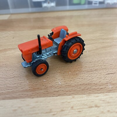 #ad Tomica Tomy Kubota Tractor blue orange Vintage No.92