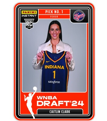 #ad 2024 Panini Instant Caitlin Clark #1 Pick WNBA Draft Indiana Fever Pre Sale 🔥