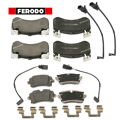 #ad Front Brake Pad amp; Rear Brake Pad OES Sensors for Audi A8 S8 Non ceramic Disc