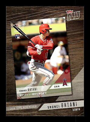 #ad 2019 Topps Now Review #TN 3 Shohei Ohtani Los Angeles Angels