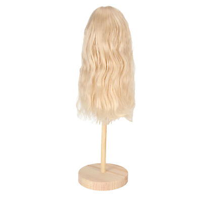 #ad Doll Hair High Temperature Silk Hair Artificial Doll Wig For 15.5‑17cm Doll