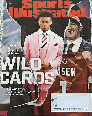 #ad Sports Illustrated May 6 2019 Wild Cards Why Kyler Murray in Ari. amp; Josh Rosen