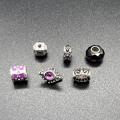 #ad Cute Charm Bead Assortment For Charm Bracelet 6 Beads