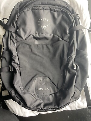 #ad OSPREY NEBULA 34L Backpack Discontinued Large 17 Inch Laptop Version in Black