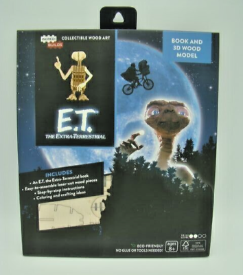 #ad E.T. The Extra Terrestrial IncrediBuilds Collectible Book3D Puzzle Wood Model