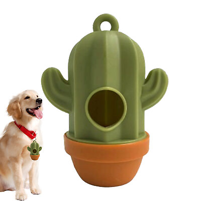 #ad Dog Waste Bag Dispenser Cactus Shape Poop Bags Storage Container Presents