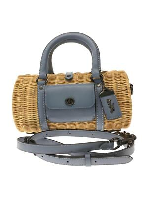 #ad COACH Shoulder Bag 89216 Barrel Basket Bag 2WAY