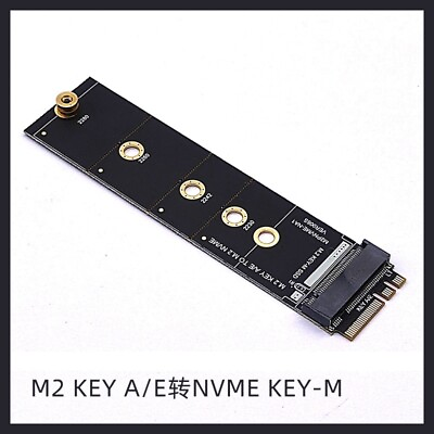 #ad M.2 AE KEY Slot To M.2 NVME Adapter Card NGFF To KEY M Expansion Card NVMe PCs
