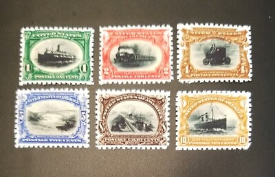 #ad US Stamps SC #294 299 1901 Pan American Expo Replica Stamp Set of 6