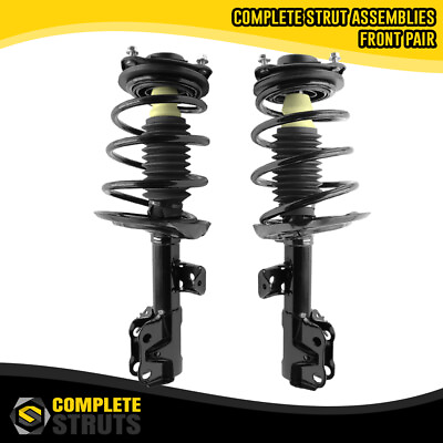 #ad Front Pair Complete Struts amp; Coil Springs for 2018 2022 Toyota Camry 4CYL