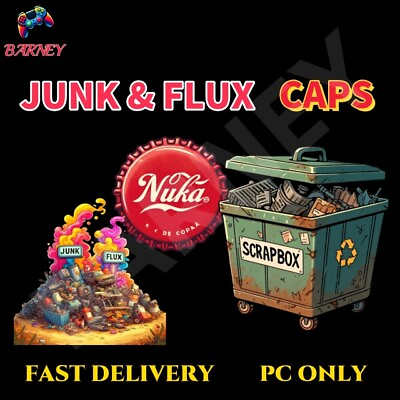 #ad ✨PC 40K CAPS Junk Flux Ammo Plan Weapon Low prices Fast Delivery✨