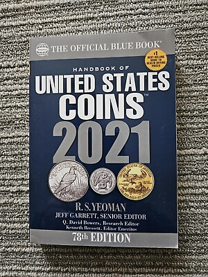 #ad 2021 Bluebook a Handbook of United States Coins by R. S. Yeoman 2020 Trade...