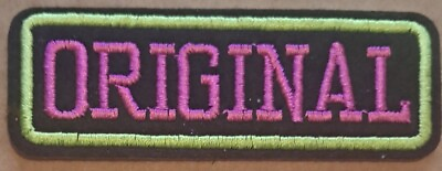 #ad Original embroidered Iron on patch
