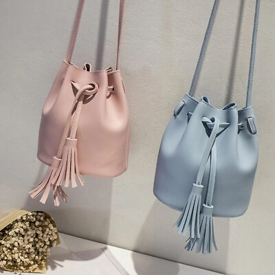 Tassel Crossbody Luxury Bucket Women#x27;s Shoulder Handbags Messenger Bag NEW $29.50
