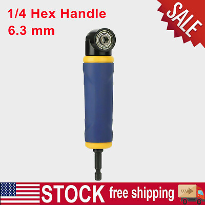 #ad 90°Degree Right Angle Extension Screwdriver Socket Adapter Drill Attachment Tool