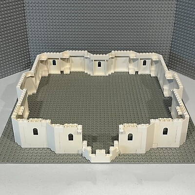 #ad LEGO Castle Lot White Turrets 6066 amp; Panels 4444 59349 60808 2345 MORE