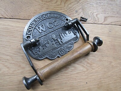 #ad COVENT GARDEN WC2 iron retro vintage rustic toilet roll holder wc loo Lavatory 