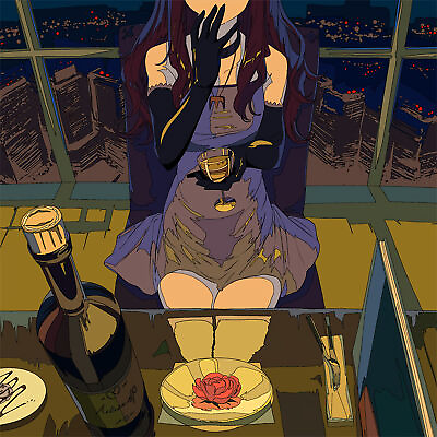 #ad Anime Cogecha Girls Portrait Display Long Hair Gaming Mat Desk 5910