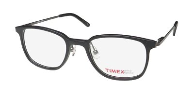 #ad TIMEX 7:18 PM EYEGLASS USA DESIGNER ADULT SIZE FULL RIM MODERN HIP FRAME GLASSES