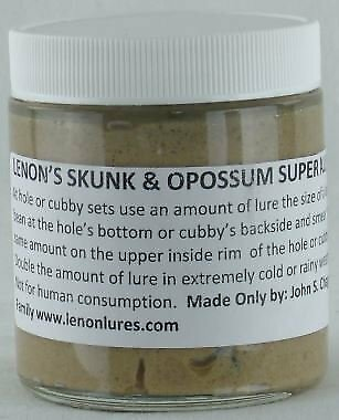 #ad Lenon#x27;s Skunk amp; Opossum Super All Call Lure 16 oz Pint Jar Long Liner Special