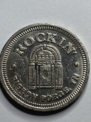 #ad Rockin#x27; Raceway Pigeon Forge Tennessee Token 24mm #rs1