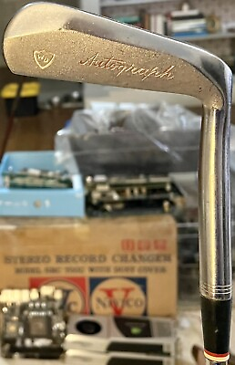 #ad Wright amp; Ditson Autograph Putter True Temper Step Down Shaft Vintage Golf Club
