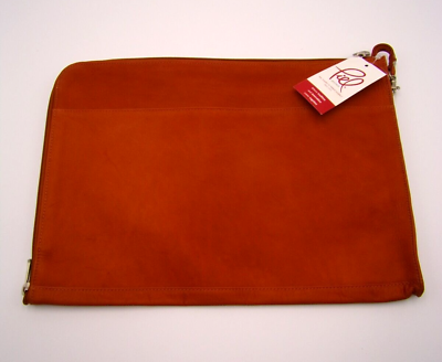 #ad Piel Leather Zip Around Envelope Style #2567