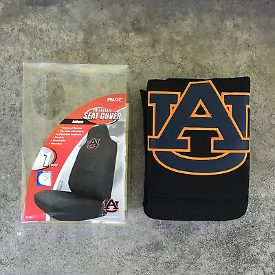 #ad Auburn Tigers Pilot Automotive Collegiate Seat Cover NCAA Car Front Black