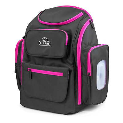 #ad Pink Backpack Diaper Bag